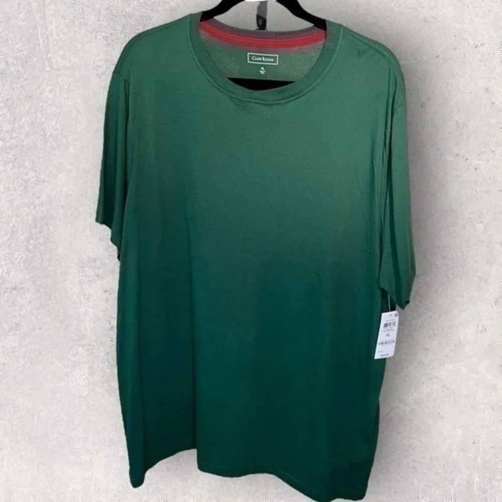 Men’s Club Room short sleeve t-shirt loungewear/ sleep wear NEW DARK GREEN